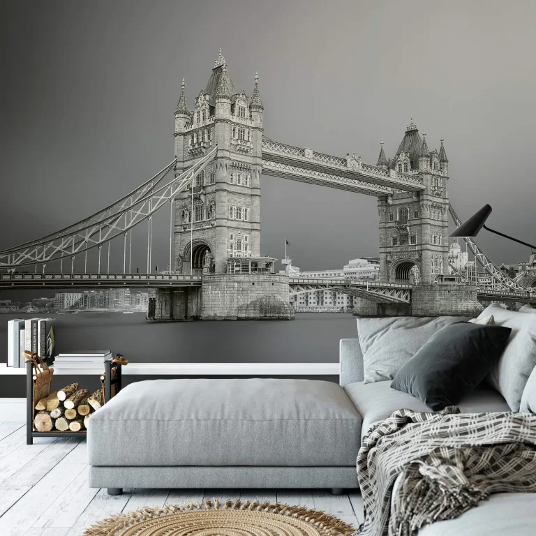 Tower Bridge London - Wall Mural 5145 - 4 Panel - 192cm x 260cm — Ảnh 2