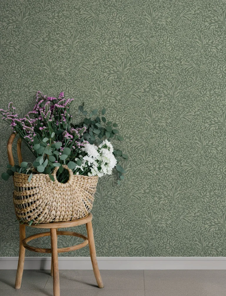 Kristina Botanical Wallpaper - Evergreen — Ảnh 3