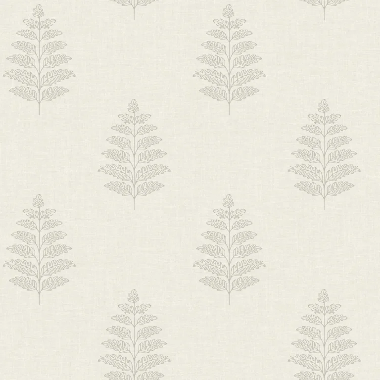 Chesapeake Frond Leaf Wallpaper - Cream — Ảnh 5