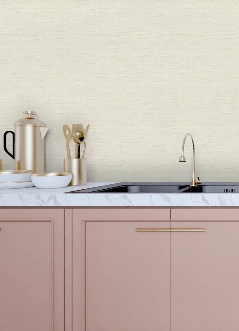 Salamander Woven Wallpaper - Wheat — Ảnh 4