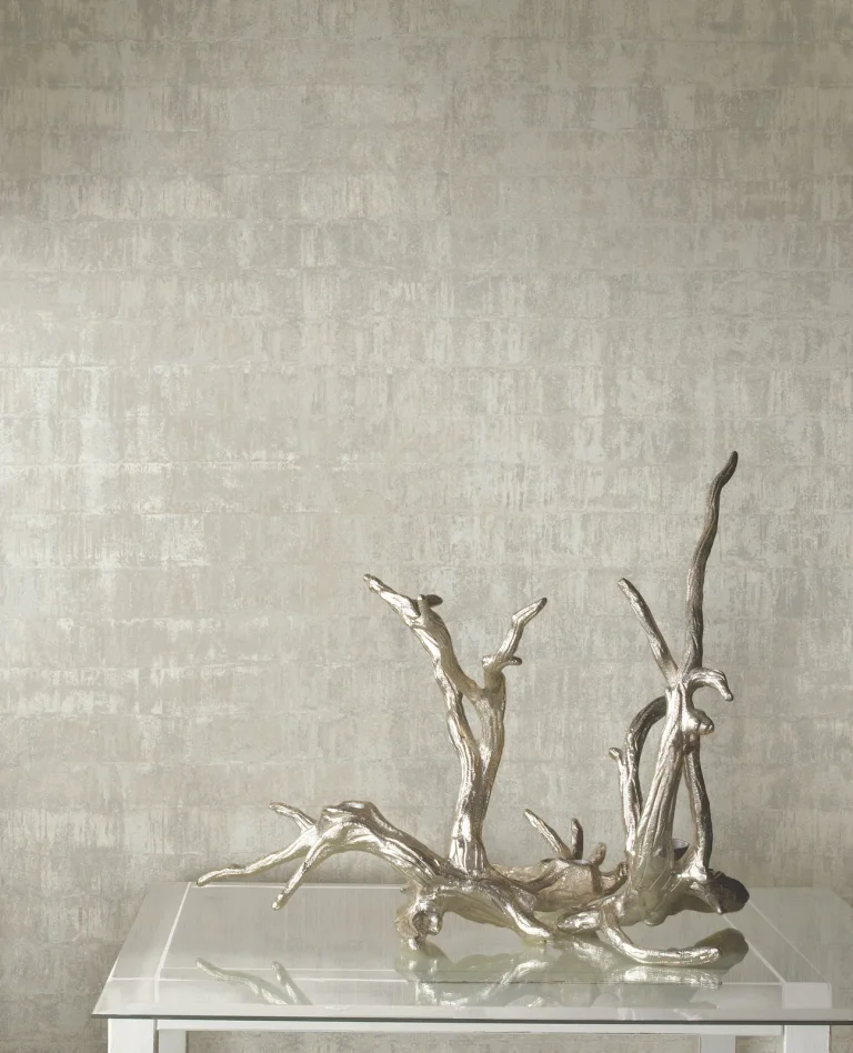 Ronald Redding Liquid Metal Wallpaper - Pearl