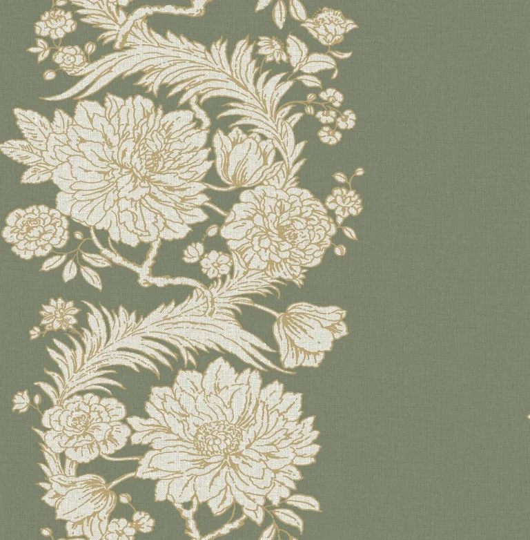 Chris Loves Julia Gisela Floral Columns Wallpaper - Green — Ảnh 5