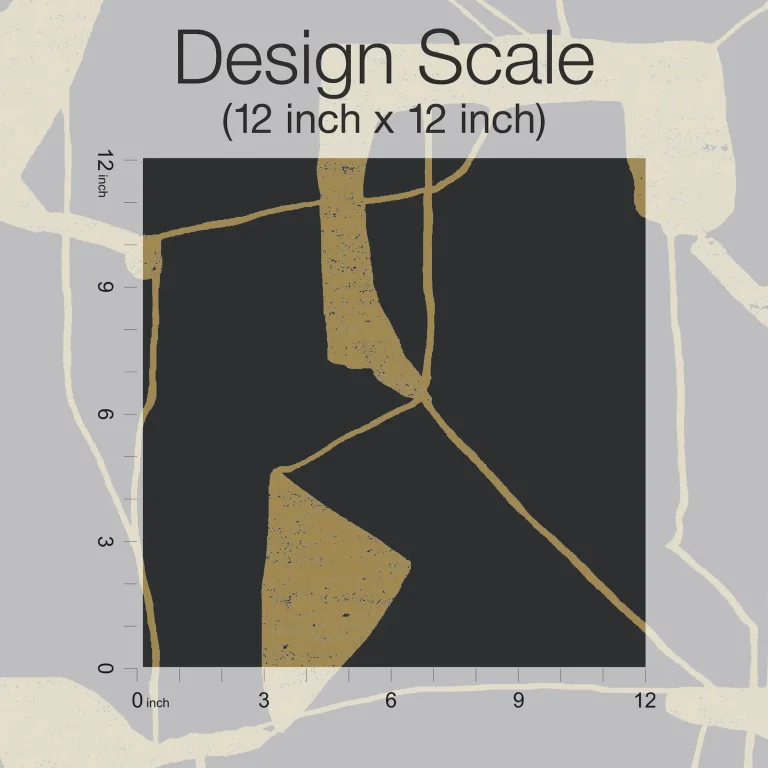 Abstract Geo Wallpaper - Black/Gold — Image 4