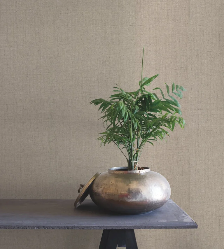 Ronald Redding Rugged Linen Wallpaper - Jute — Ảnh 4