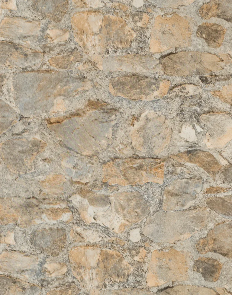 Field Stone Wallpaper - Tumbled Tan/Grey — Ảnh 3