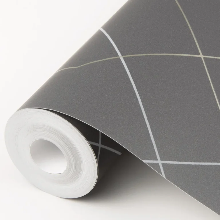 Ballard Geometric Wallpaper - Grey — Ảnh 3