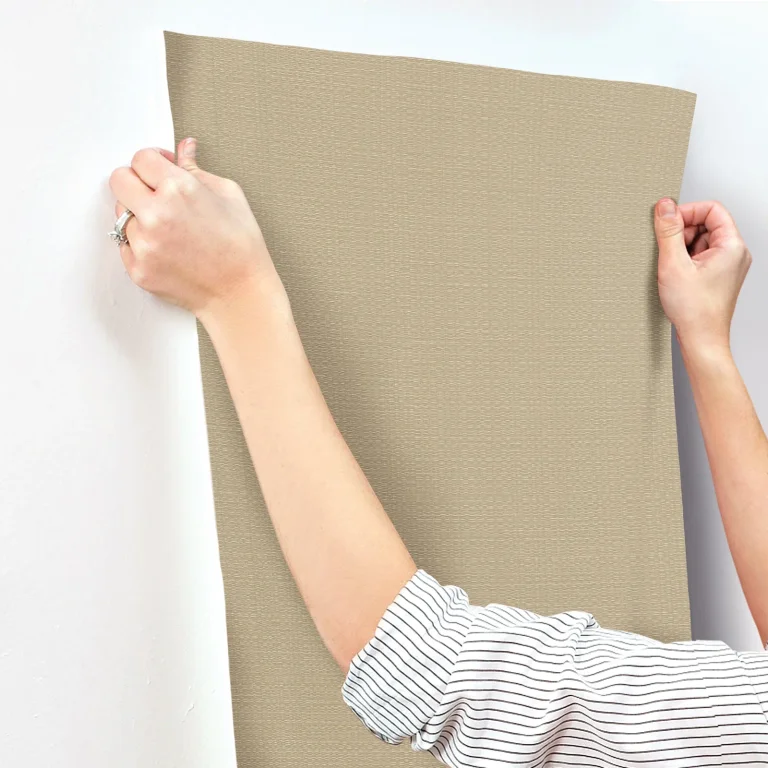 Bali Basketweave Wallpaper - Straw — Ảnh 4