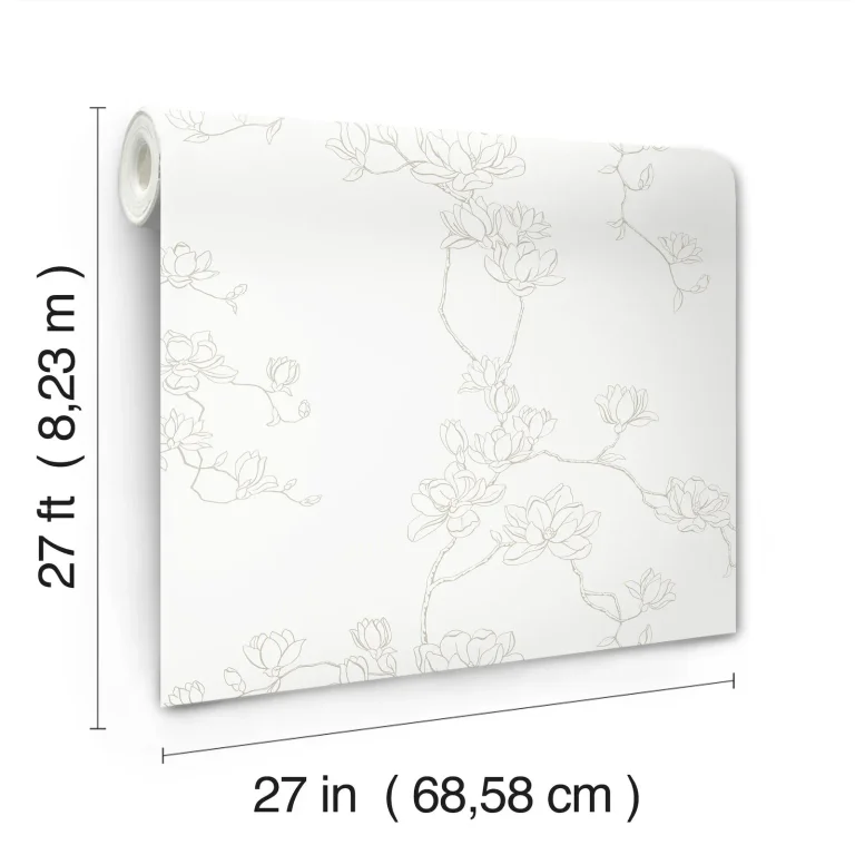 Magnolia Home Magnolia Branches Wallpaper - Beige — Image 3