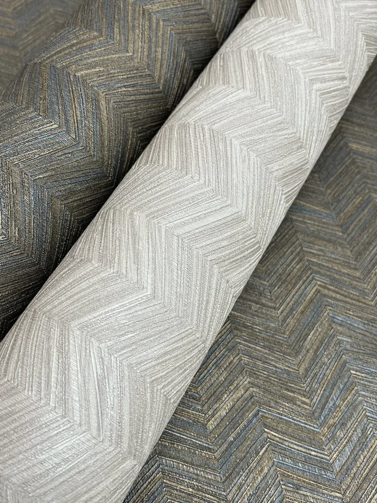 Raised Chevron Wallpaper - Grey — Ảnh 5