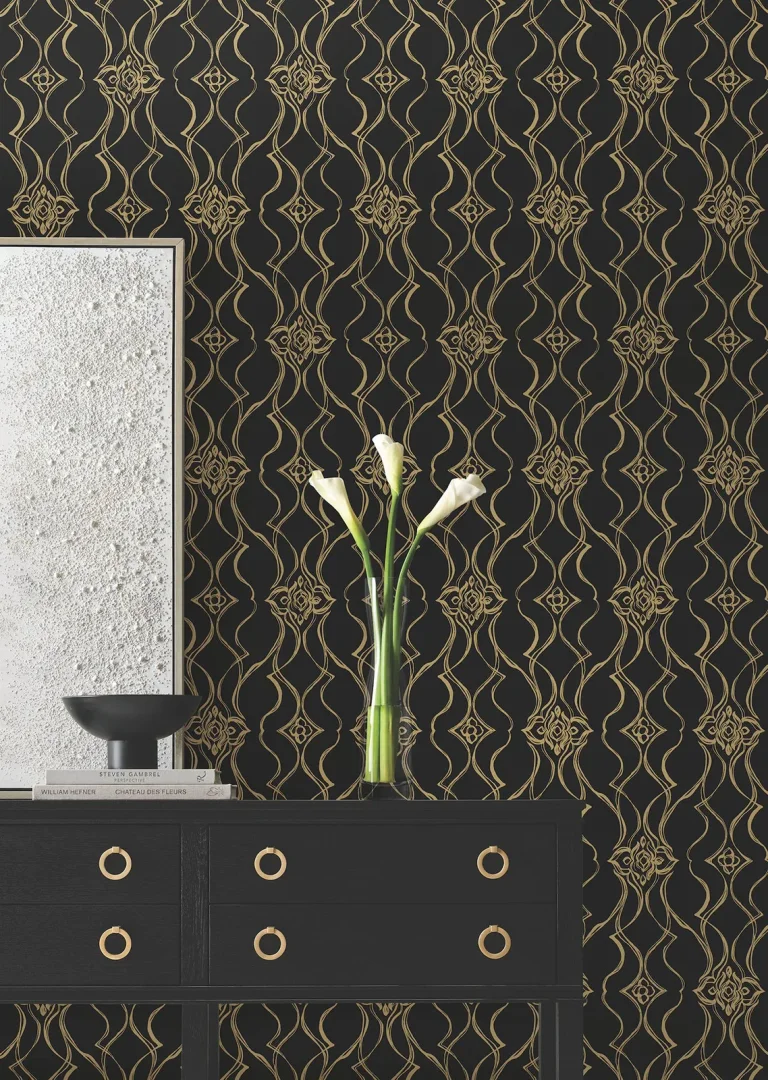 Candice Olson Pirouette Wallpaper - Black & Gold — Image 3