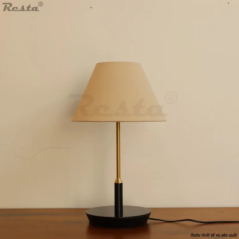 Đèn bàn Resta 23 - Màu đỏ - Màu gold — Ảnh 5