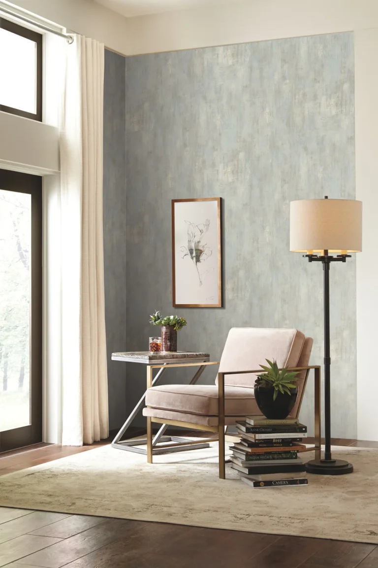 Conrete Patina Wallpaper - Blues — Ảnh 3
