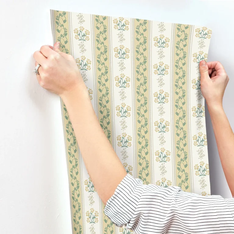 Rifle Paper Co. Portico Wallpaper - Gold & Cream — Ảnh 3