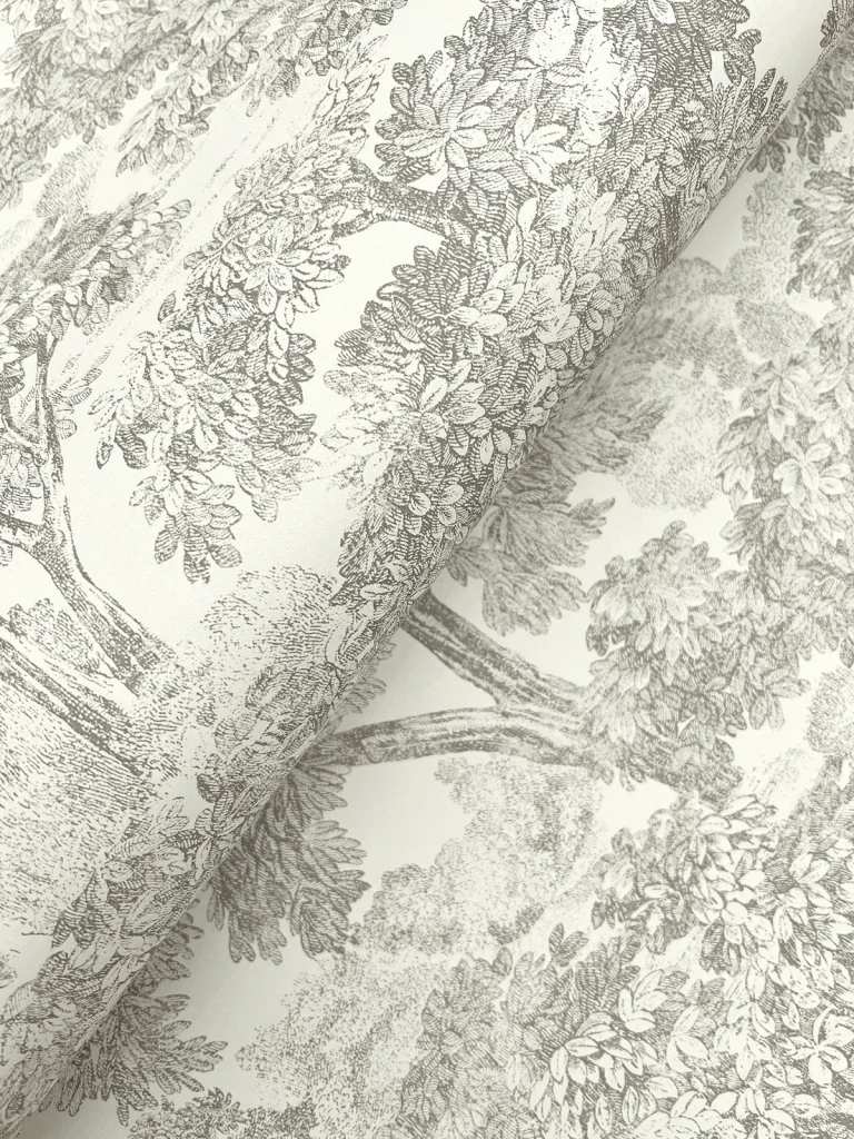 Chesapeake Spinney Toile Wallpaper - Grey — Ảnh 6