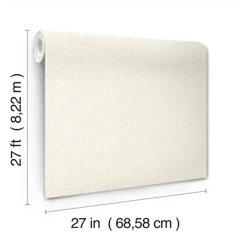 Ronald Redding Passages Wallpaper - Cream — Ảnh 2
