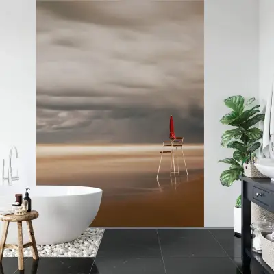 Chair At The Beach - Wall Mural 5129 - 4 Panel - 192cm x 260cm
