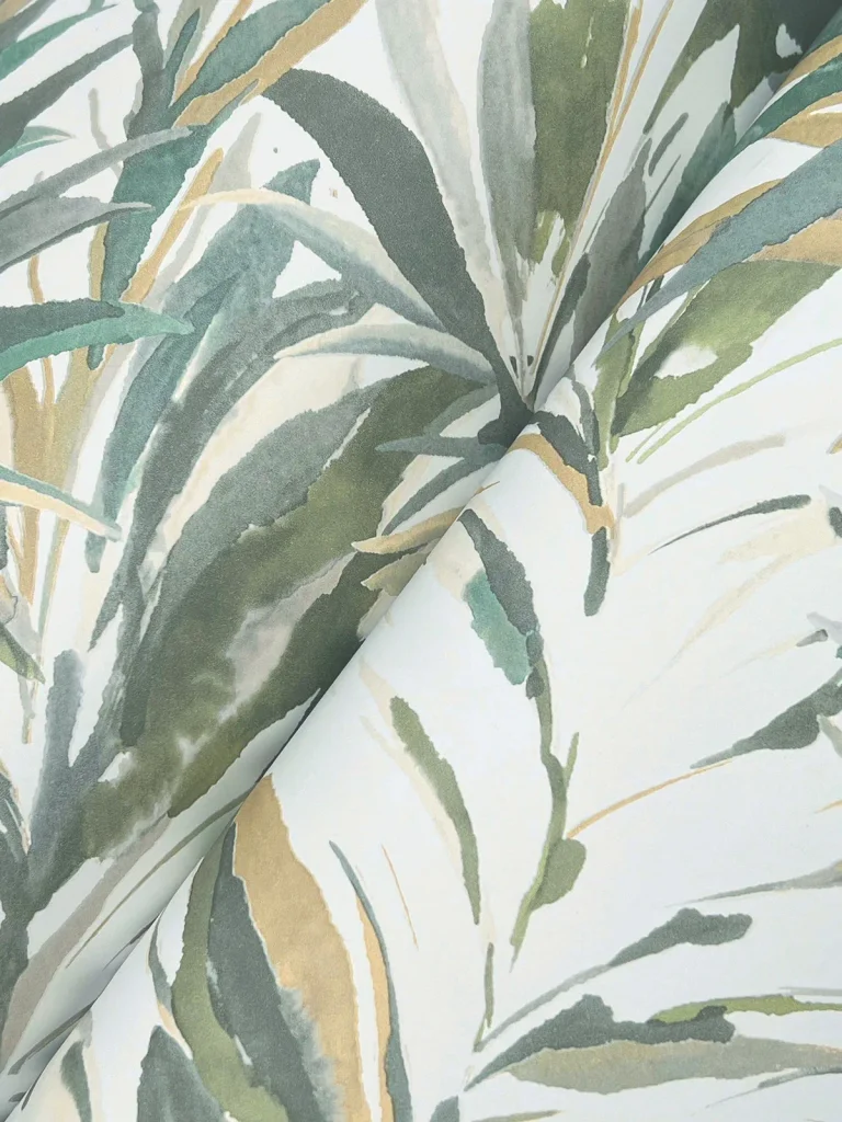 Swaying Palms Wallpaper - Olive & Aegean — Ảnh 7
