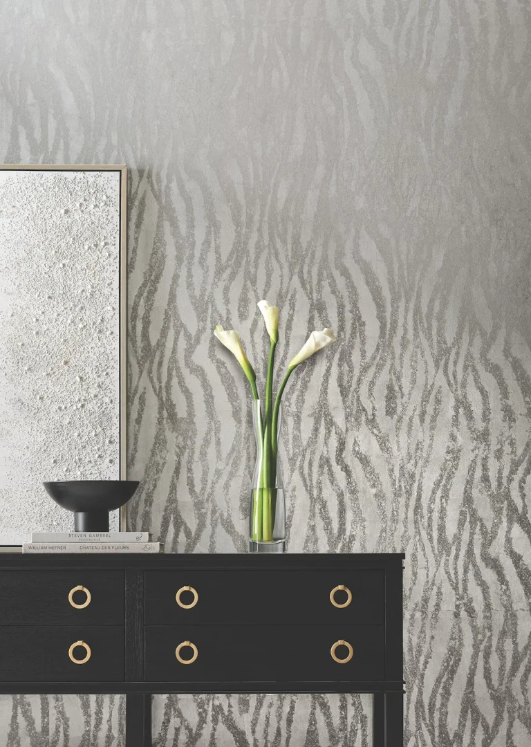 Candice Olson Zebra Chic Wallpaper - Silver — Image 8