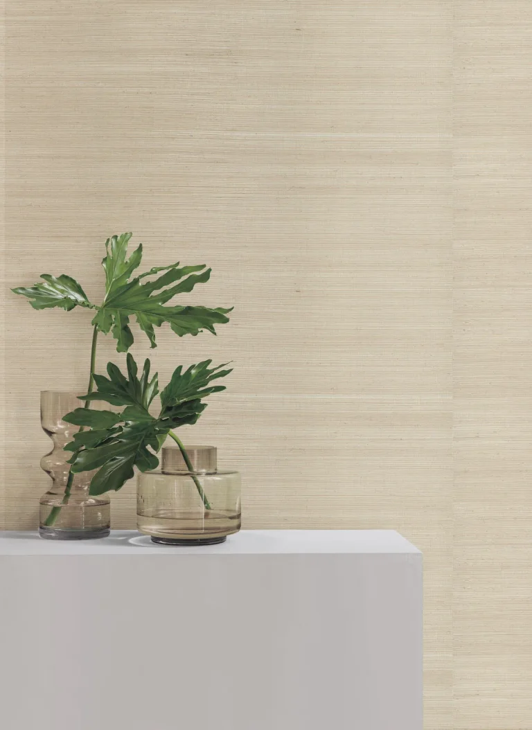 Sisal Grasscloth Wallpaper - Taupe/Silver — Ảnh 7