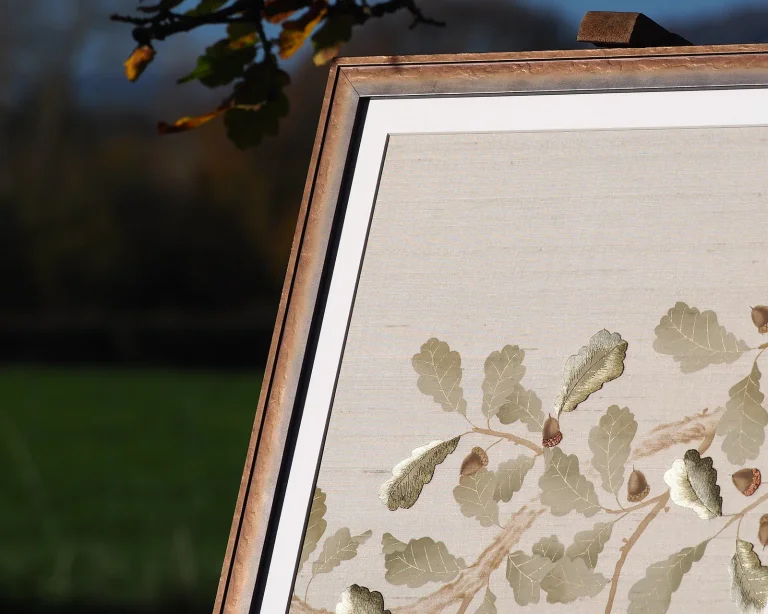 Bur Artwork - Oak Leaf - Small / Triptych / Standard — Ảnh 3