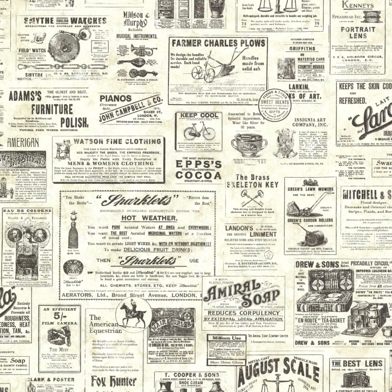 Chesapeake Adamstown Newspaper Classifieds Wallpaper - Cream — Ảnh 3