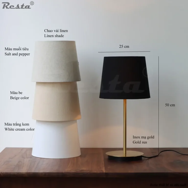 Resta 15 table lamp - Black — Ảnh 4
