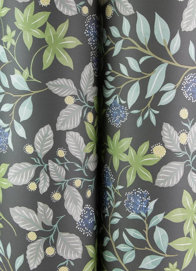 Mildred Botanical Trail Wallpaper - Charcoal — Ảnh 2