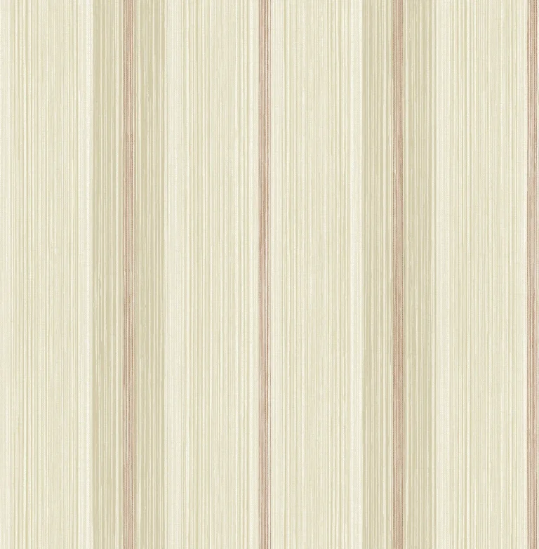 Chris Loves Julia Ames Linen Stripe Wallpaper - Red — Ảnh 5