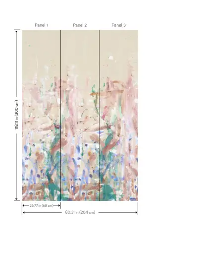 Fresco Wall Mural - Pastel