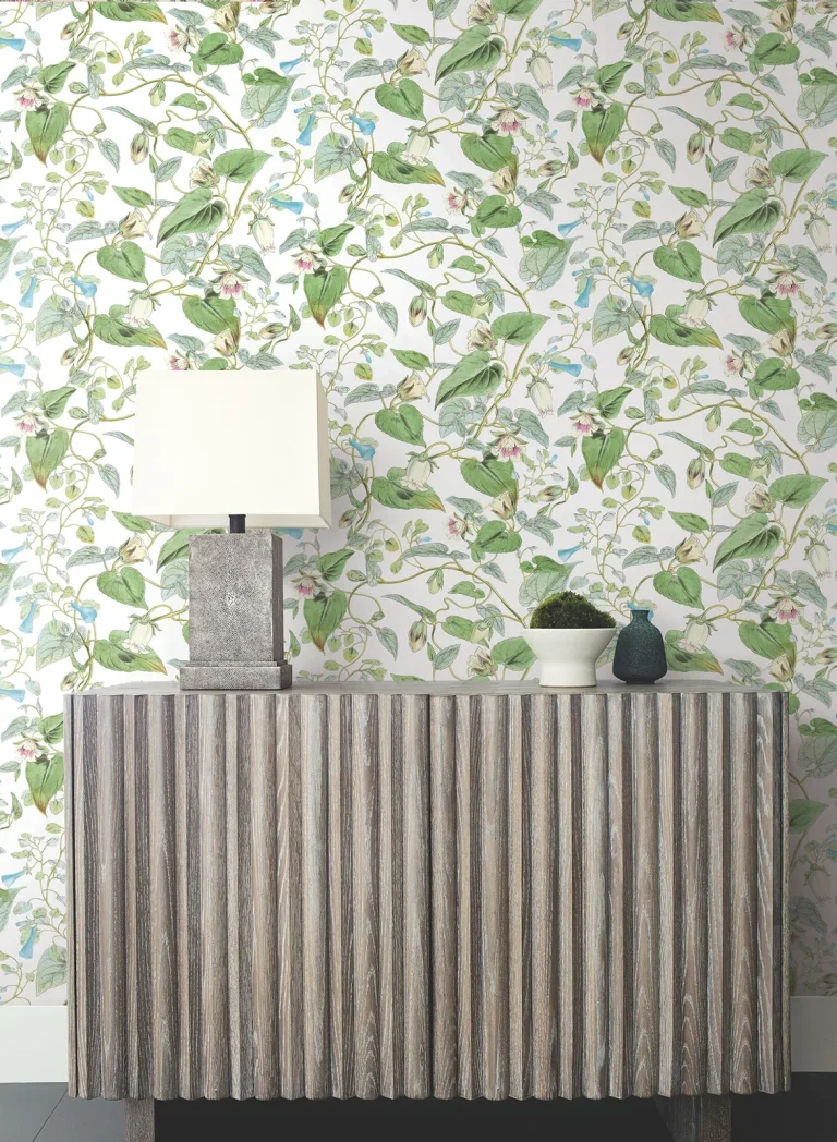 Moon Flower Wallpaper - White — Ảnh 4