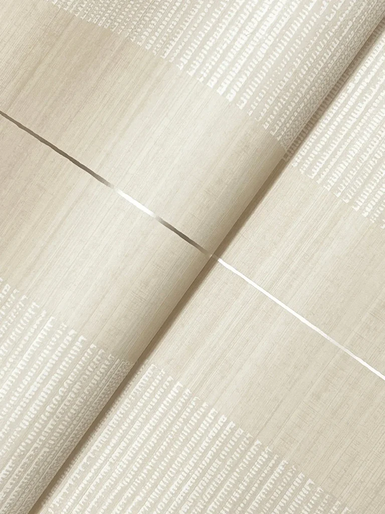 Colbert Stripe Textured Wallpaper - Taupe — Ảnh 3