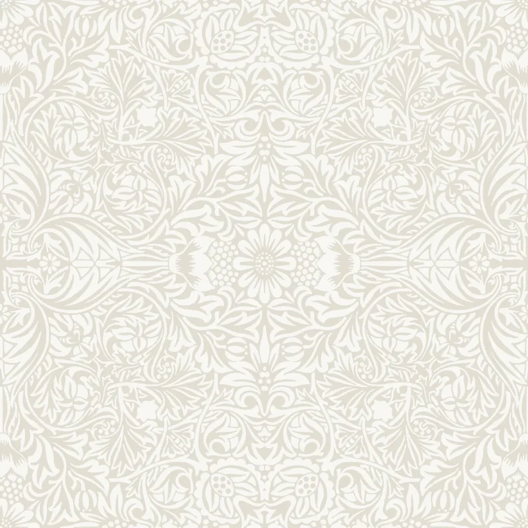 Ceiling Intricate Floral Wallpaper - Dove — Ảnh 4