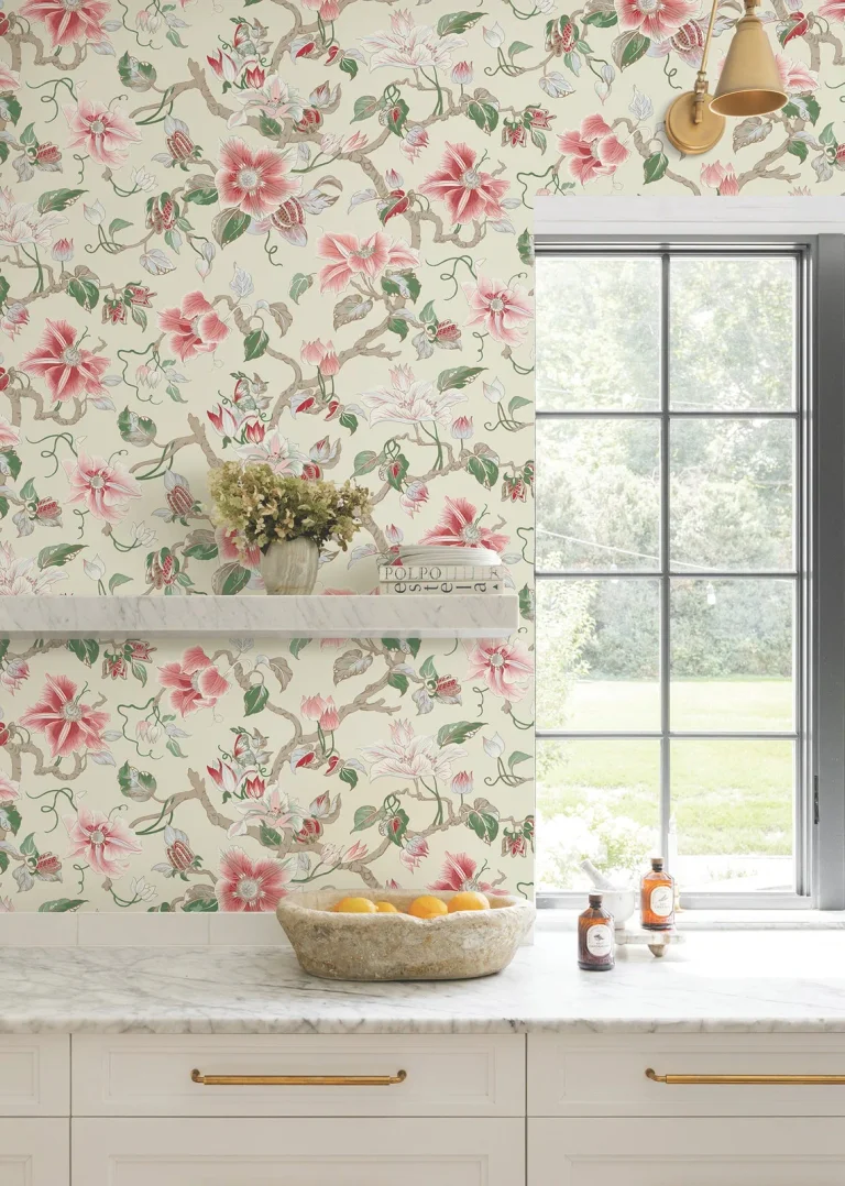 Ronald Redding Marguerite Vine Wallpaper - Cream — Ảnh 3