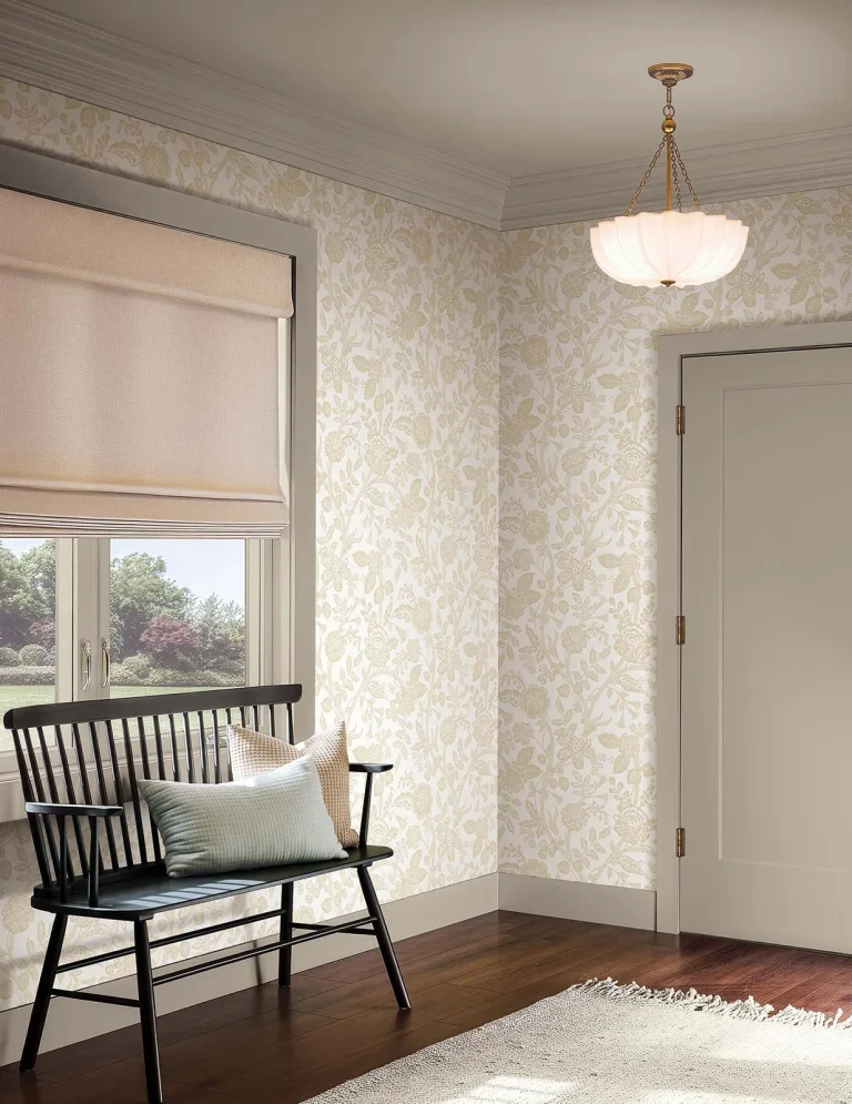 Rifle Paper Co. Gracie Garden Wallpaper - Beige & White — Ảnh 2