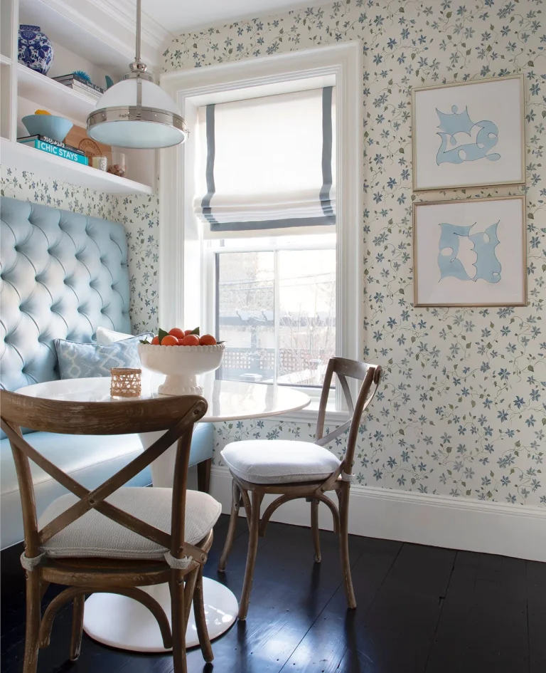 Betsy Floral Trail Wallpaper - Blue — Ảnh 6