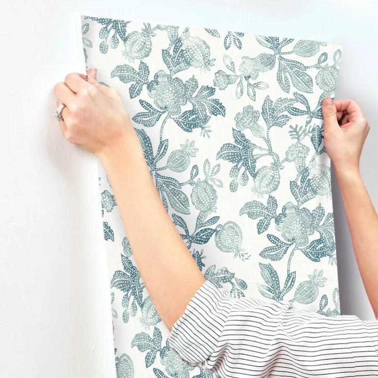 Beach Rose Wallpaper - Teal — Ảnh 7