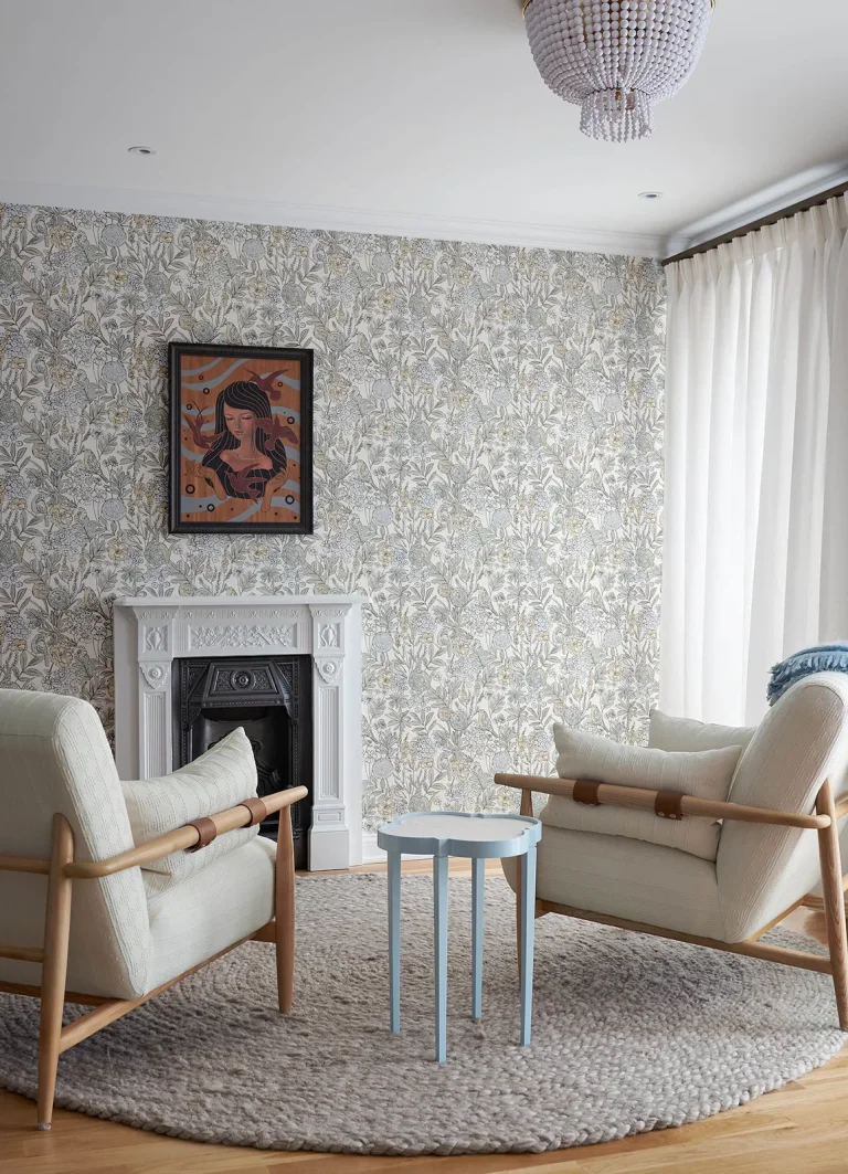 Chesapeake Goldfinch Birds and Blooms Wallpaper - Neutral — Ảnh 3