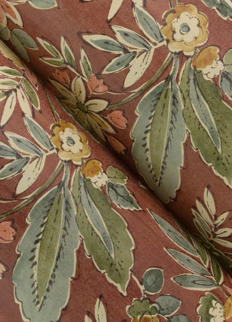 Chesapeake Begonia Floral Trail Wallpaper - Red — Ảnh 5