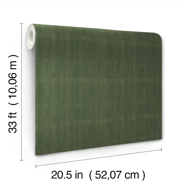 Somerset Abstract Stripe Wallpaper - Evergreen — Ảnh 7