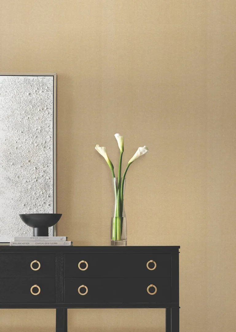 Candice Olson Woven Glimmer Wallpaper - Antique Gold — Ảnh 6