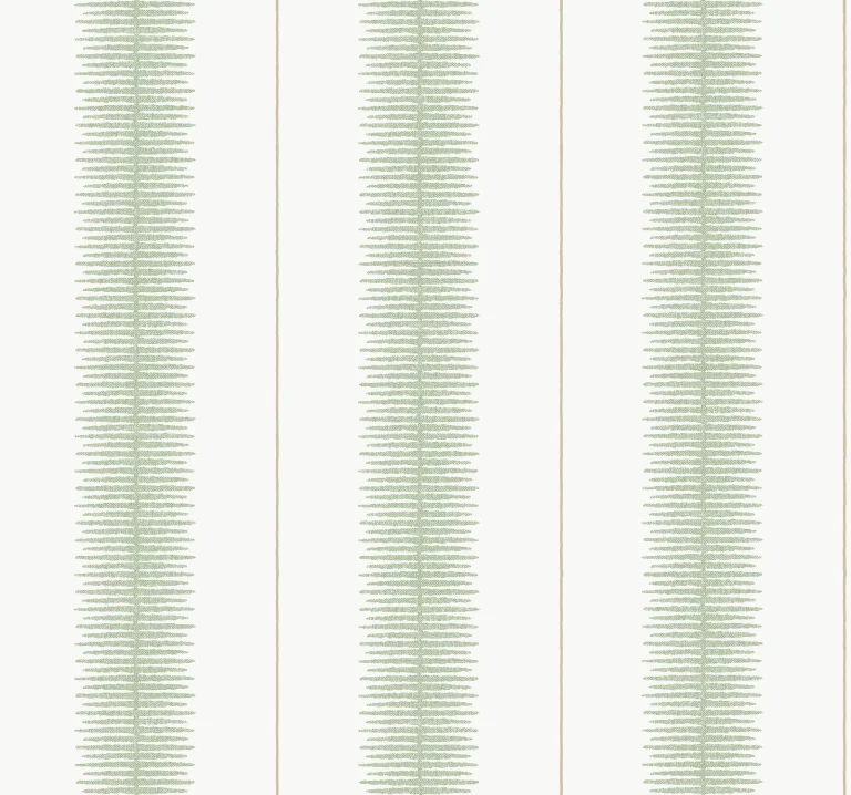 Ronald Redding Tandem Stripe Wallpaper - Green — Ảnh 4