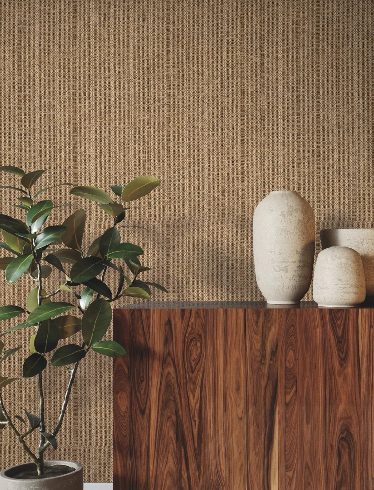 Ronald Redding Basketweave Paperweave Wallpaper - Cattail — Ảnh 4