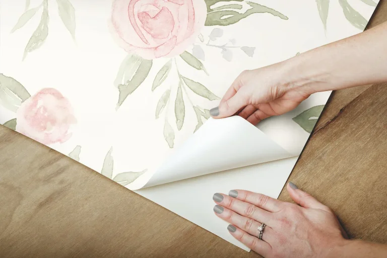 Magnolia Home Watercolor Roses Peel and Stick Wallpaper - Dishy Coral — Ảnh 2