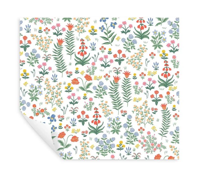 Rifle Paper Co. Menagerie Garden Peel and Stick Wallpaper - Rose Multi — Ảnh 6
