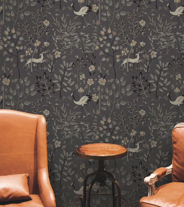 Ronald Redding Aspen Wallpaper - Charcoal — Ảnh 3