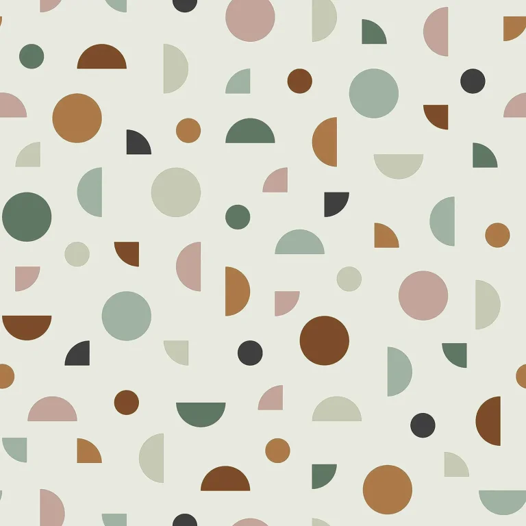 Chesapeake Marilee Circles Wallpaper - Multicolor — Ảnh 3