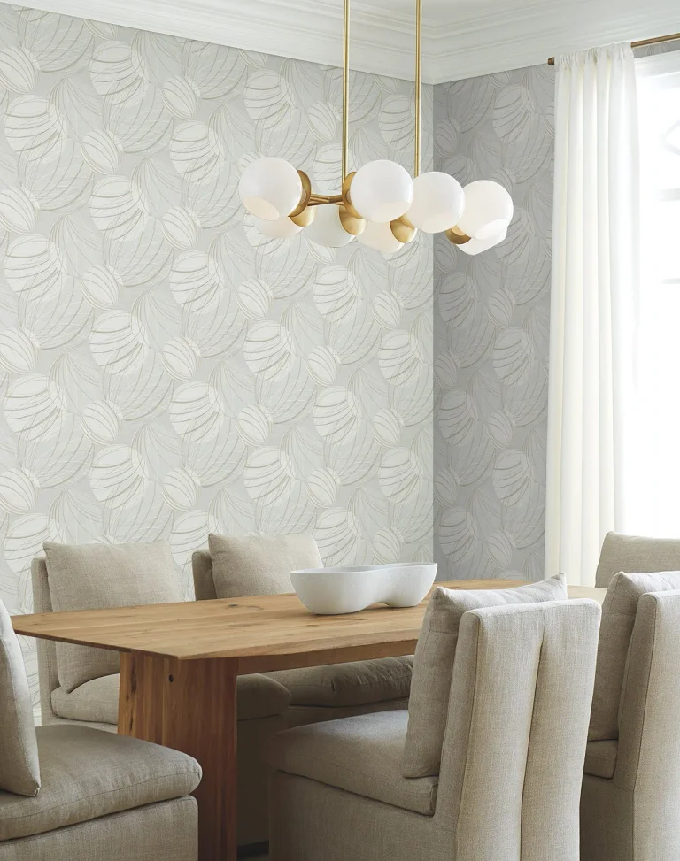 Candice Olson Floating Lanterns Wallpaper - Light Grey — Ảnh 7