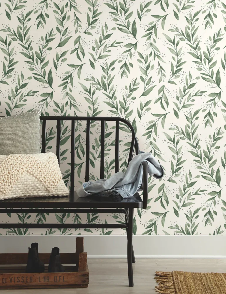 Magnolia Home Olive Branch Peel And Stick Wallpaper - Olive Grove — Ảnh 4