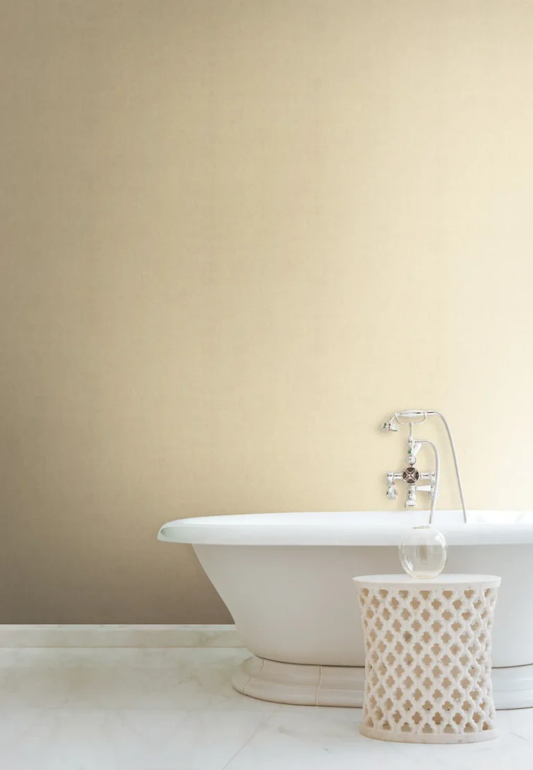 Woven Crosshatch Wallpaper - Cream — Ảnh 2