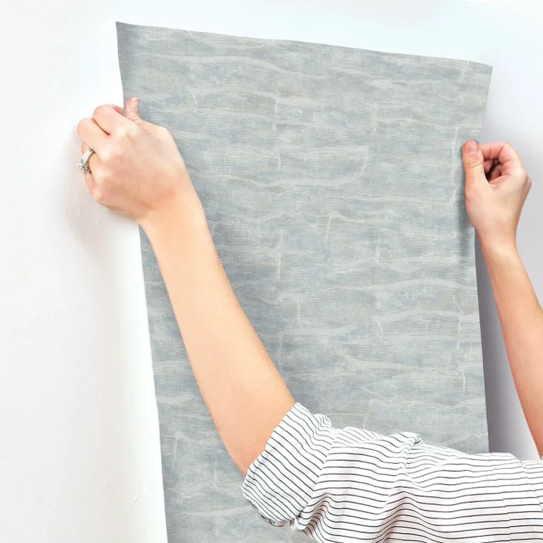 Sculpted Burlap Textured Wallpaper - Stone — Ảnh 3